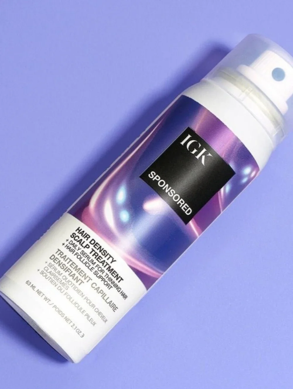 IGK Sponsored Hair Density Serum NEW MSRP $45 2.1oz Hair Growth & Thickness